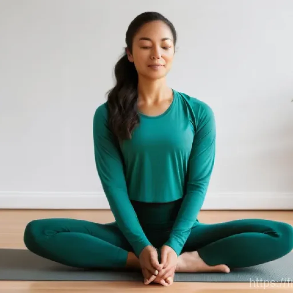 무릎 관절 운동법 - **Prompt 1: Serene Morning Stretch for Joint Health**
A wide shot of a diverse woman in her earl...